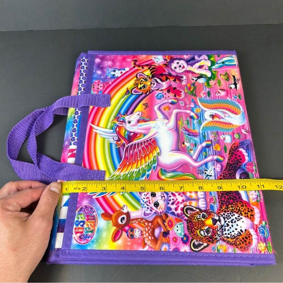 Rainbow Lisa Frank Heart Animal Binder w Sticker Pad - Picture 11 of 11